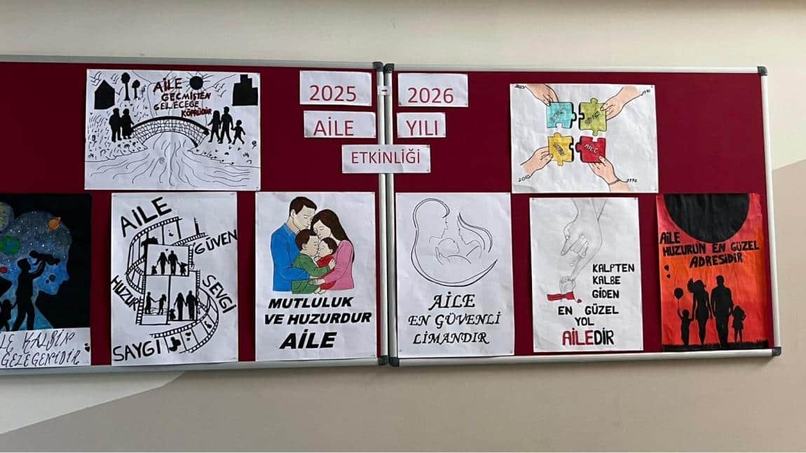 AİLE YILI KAPSAMINDA RESİM ÇALIŞMASI YAPILDI